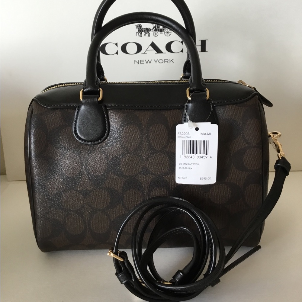 🌷Coach Signature Mini Bennett Satchel NWT. - Picture 6 of 8